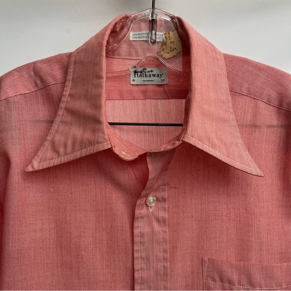 Vintage 1960s - red and white stripes - Hathaway - lightweight - size 16 - disco - Picture 2 of 5